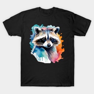 Raccoon Watercolor T-Shirt